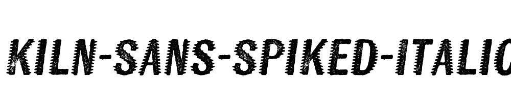 Kiln-Sans-Spiked-Italic