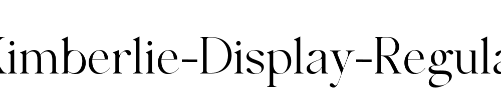 Kimberlie-Display-Regular