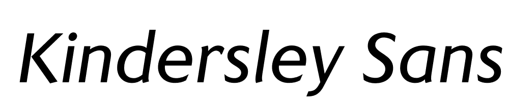 Kindersley Sans