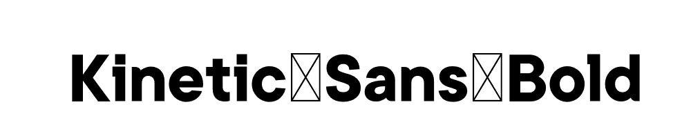 Kinetic-Sans-Bold