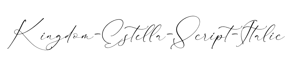 Kingdom-Estella-Script-Italic