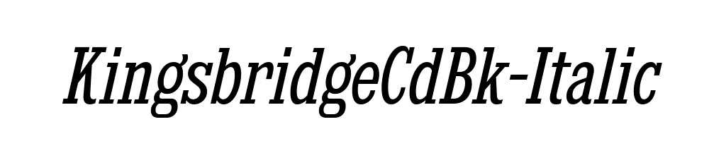 KingsbridgeCdBk-Italic