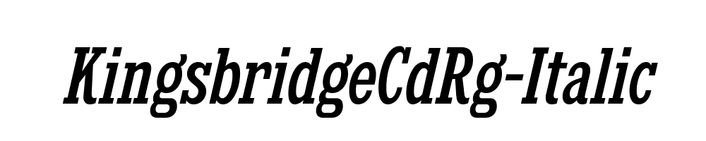 KingsbridgeCdRg-Italic