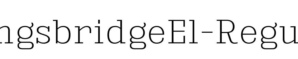 KingsbridgeEl-Regular