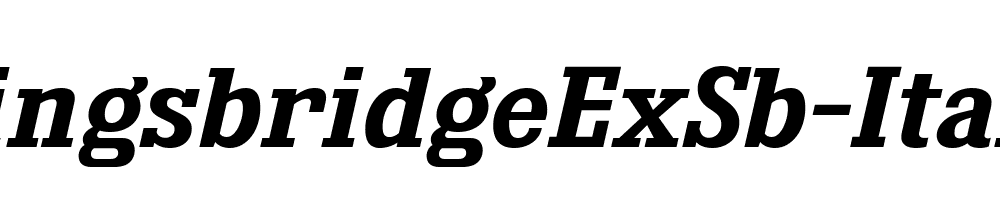 KingsbridgeExSb-Italic