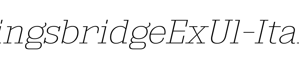 KingsbridgeExUl-Italic