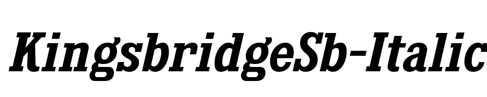 KingsbridgeSb-Italic