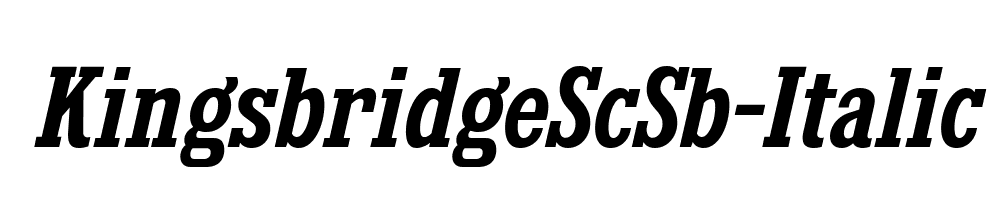 KingsbridgeScSb-Italic