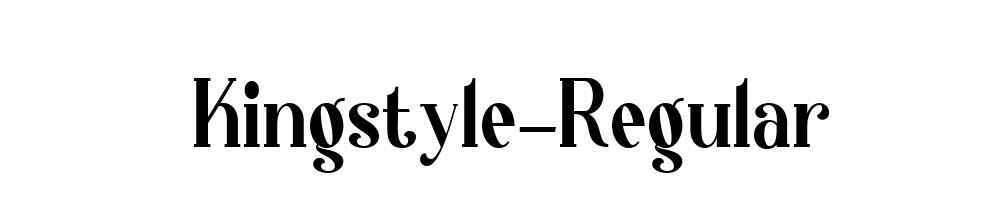 Kingstyle-Regular