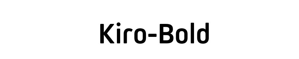 Kiro-Bold