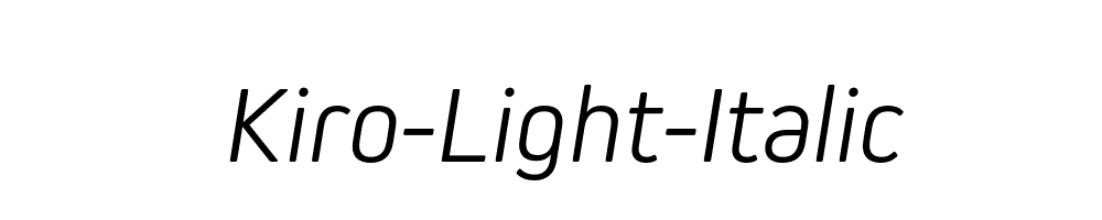 Kiro-Light-Italic