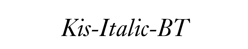 Kis-Italic-BT