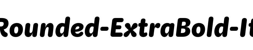 KitRounded-ExtraBold-Italic