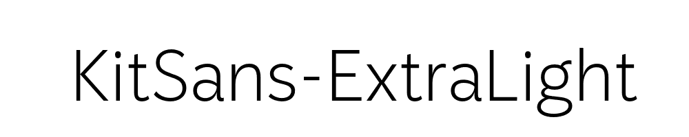 KitSans-ExtraLight