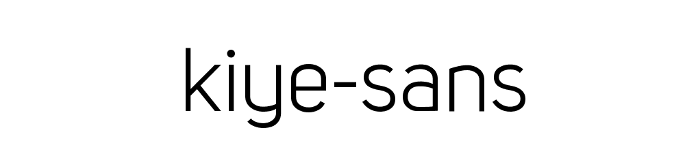 Kiye Sans