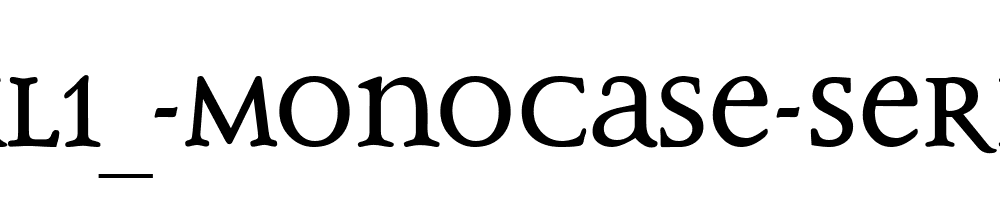 KL1_-Monocase-Serif