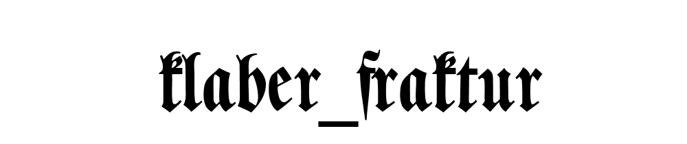 Klaber_fraktur