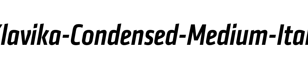 Klavika-Condensed-Medium-Italic