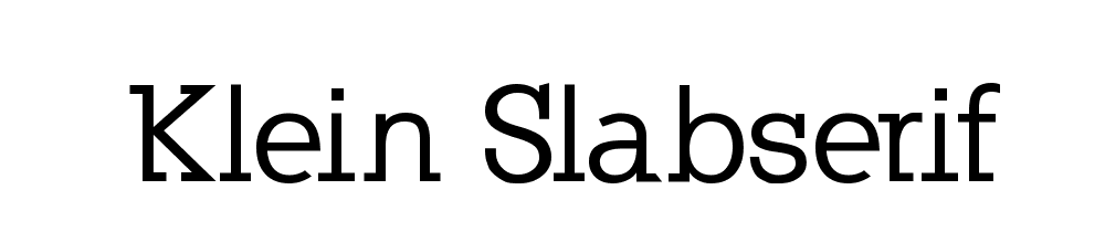 Klein Slabserif