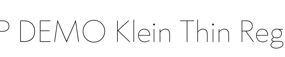 FSP DEMO Klein Thin Regular