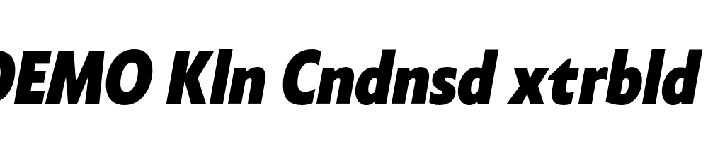 FSP DEMO Kln Cndnsd xtrbld Italic