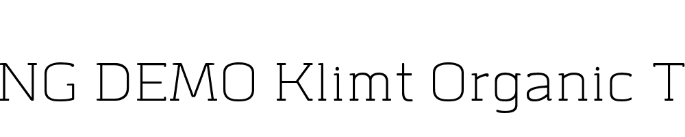  DEMO Klimt Organic Thin Regular