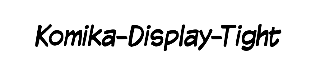 Komika-Display-Tight