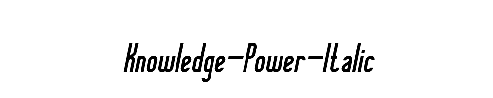 Knowledge-Power-Italic