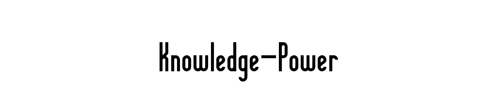 Knowledge-Power