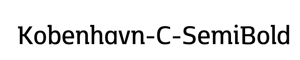 Kobenhavn-C-SemiBold