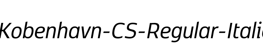 Kobenhavn-CS-Regular-Italic