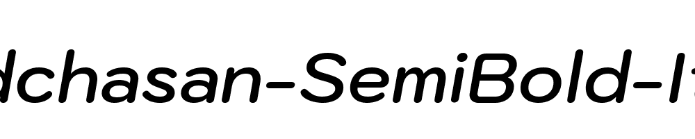 Kodchasan-SemiBold-Italic