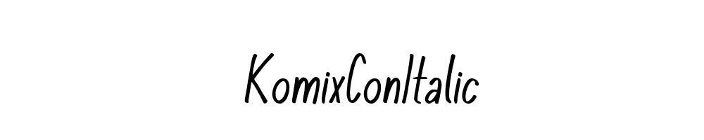 KomixConItalic