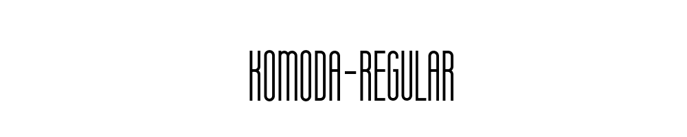 Komoda-Regular