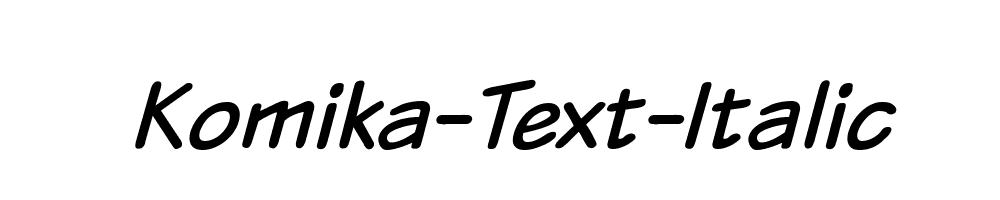 Komika-Text-Italic