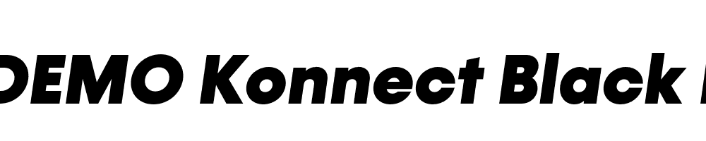 FSP DEMO Konnect Black Italic