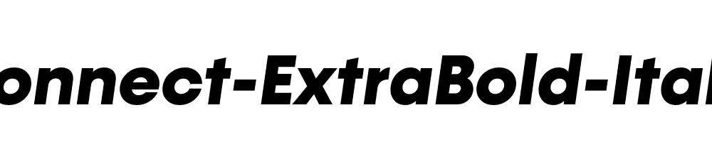 Konnect-ExtraBold-Italic