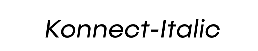 Konnect-Italic