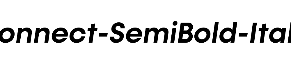 Konnect-SemiBold-Italic