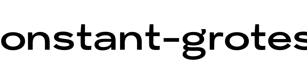 Konstant Grotesk