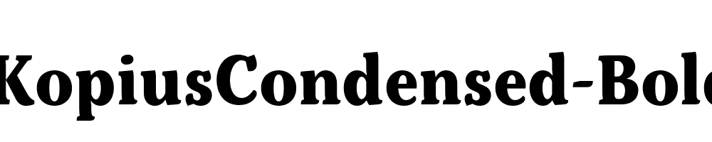 KopiusCondensed-Bold