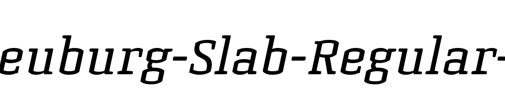 Korneuburg-Slab-Regular-Italic