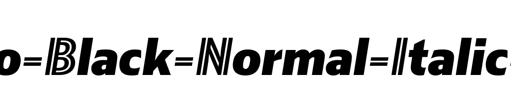 Kranto-Black-Normal-Italic-Inline