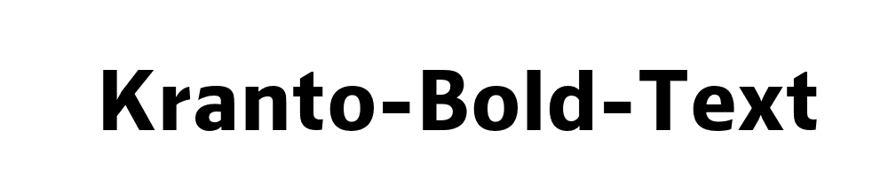 Kranto-Bold-Text