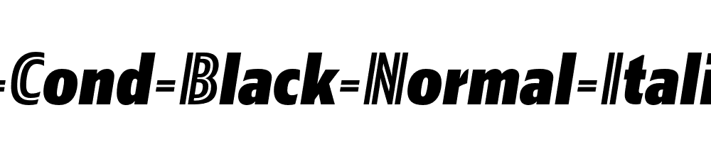 Kranto-Cond-Black-Normal-Italic-Inline