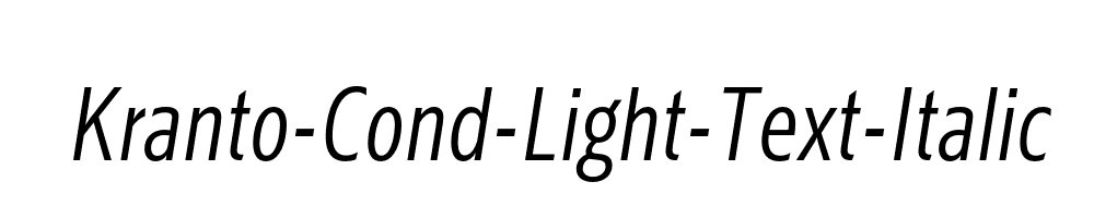 Kranto-Cond-Light-Text-Italic