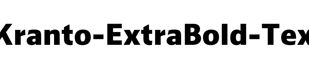 Kranto-ExtraBold-Text