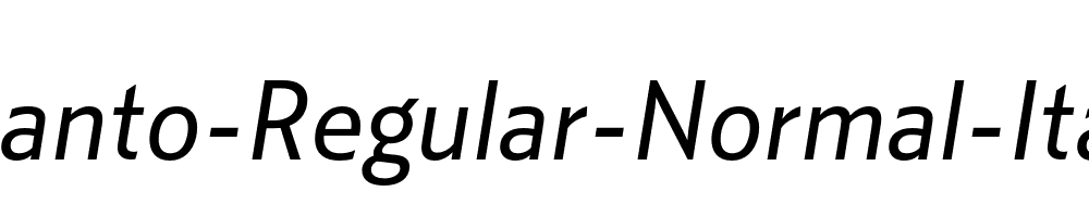 Kranto-Regular-Normal-Italic