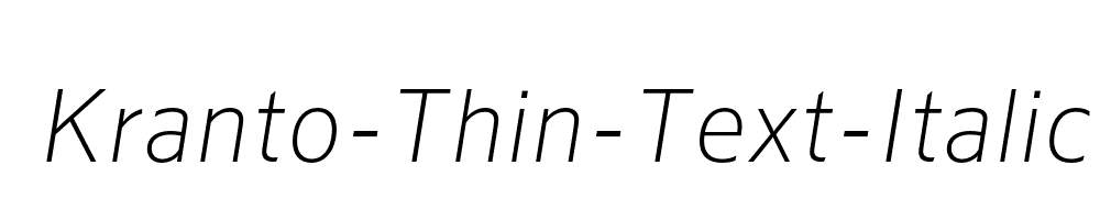 Kranto-Thin-Text-Italic