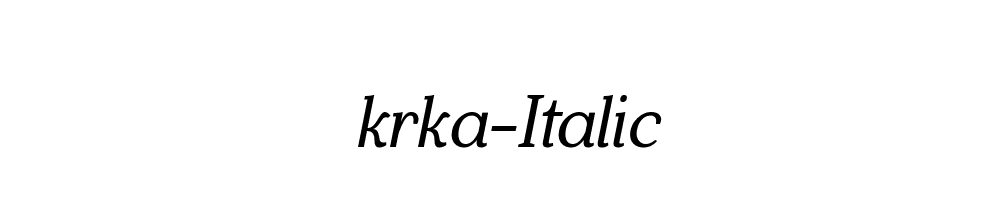 krka-Italic